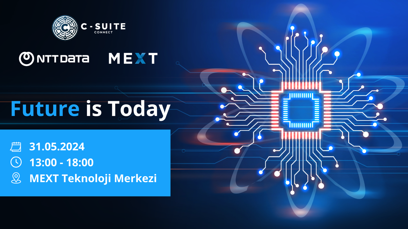 Future is Today — Endüstriyel Yapay Zekâ etkinlik afişi